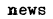 news